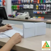 پاکت نامه سفید ملخی دلتا پرستو