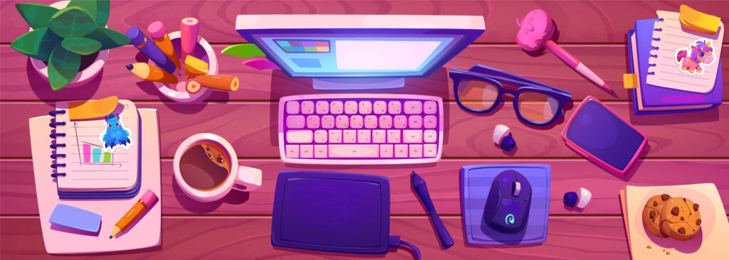 desk-colored