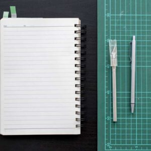 Lined notebook