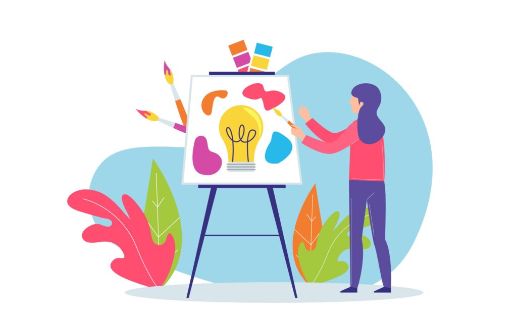 ایده نقاشی از کجا بیاریم