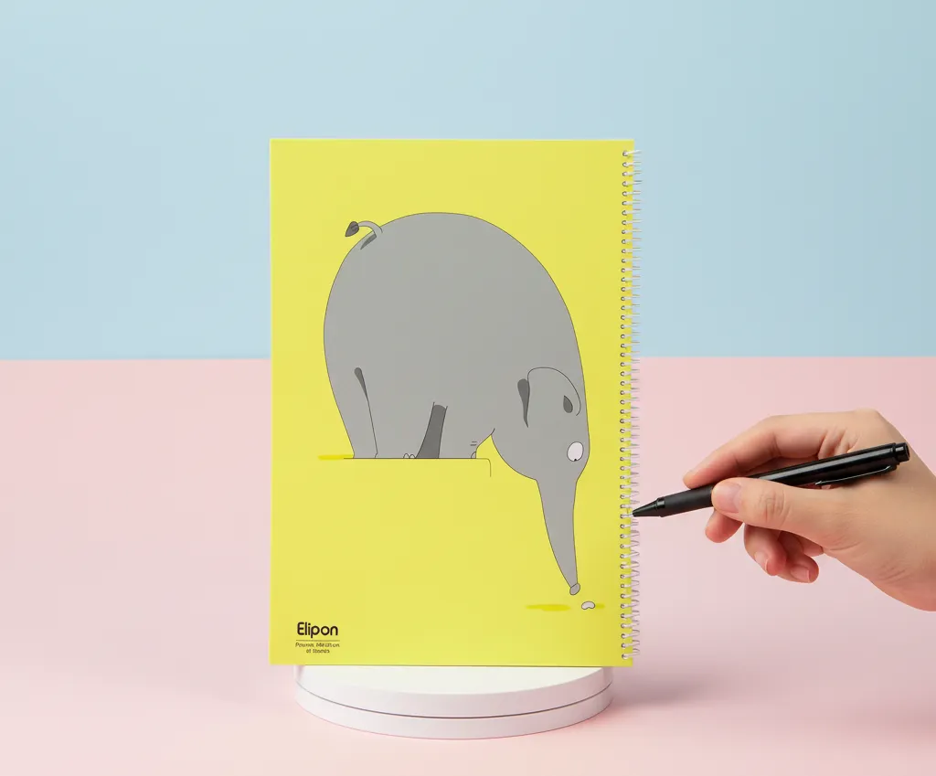 دفتر نقاشی سیمی 40 برگ طرح فیلی