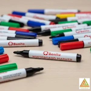 ماژیک وایت برد گرد مشکی بنیتو