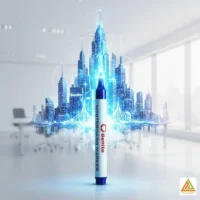 ماژیک وایت برد گرد مشکی بنیتو