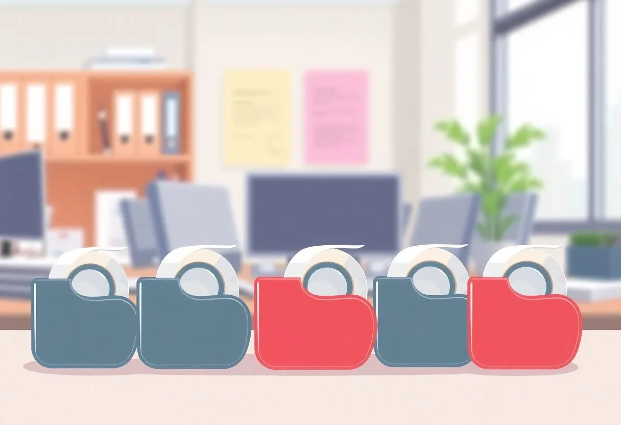 معرفی 4 پایه چسب اداری اقتصادی با کیفیت