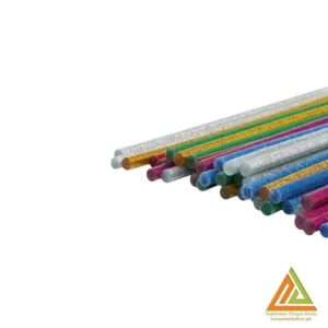 چسب حرارتی رنگی اکلیلی کوتاه باریک(50عددی) استورم کد220410