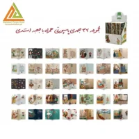 دفتریادداشت منگنه ای پاسپورتی 32جلدی مسترنوت کد979