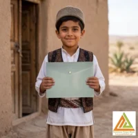 پاکت دکمه دار A4 طوسی لیام
