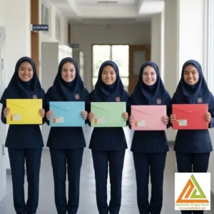 پاکت دکمه دارA4 رنگ جور پاستلی مدل بلوط (افقی) سوپربایند