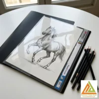 پوشه یک روشفاف مشکی سوپربایند