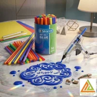 چسب حرارتی رنگی کوتاه باریک(50عددی) استورم کد220310