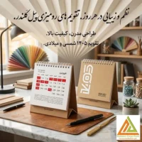 تقویم رومیزی پیل سری کرافت سال1405