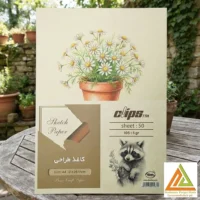 کاغذ طراحیA4گرماژ105گرم بسته50برگی کلیپس