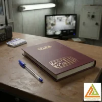 دفتر اداری 100برگ رحلی حضوروغیاب