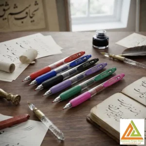روان نویس فشاری0/7(رنگ جور)گریپ دار پلاتین ماپرومکس کدMA-602