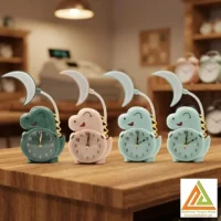 ساعت رومیزی فانتزی همراه با چراغ مطالعه کدBT-54یاکدHD3430