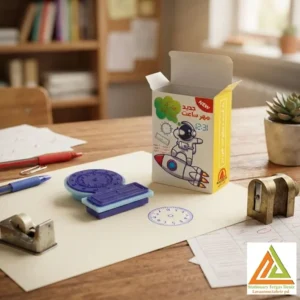 مهر ساعت تک جعبه ای