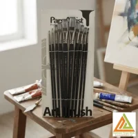 قلمو تخت شماره جوردسته چوبی کوتاه سری2200پارس آرتیست