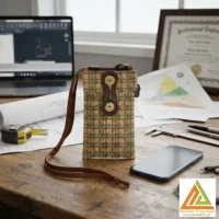 کیف موبایل بندارچوب پنبه باروک لیام کدL-18002