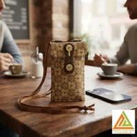 کیف موبایل بندارچوب پنبه باروک لیام کدL-18002