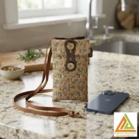 کیف موبایل بندارچوب پنبه باروک لیام کدL-18002