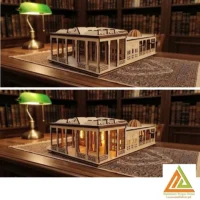 لگو کاخ چهلستون چراغ دار