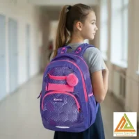 کوله پشتی طرحSKATER با پشتی طبی شوتای بنفش کدG10-06