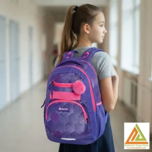 کوله پشتی طرحSKATER با پشتی طبی شوتای بنفش کدG10-06
